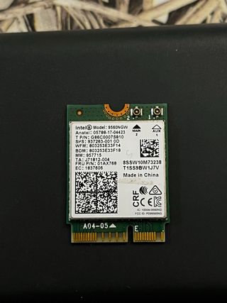 Intel 9560NGW WiFi Tarjeta