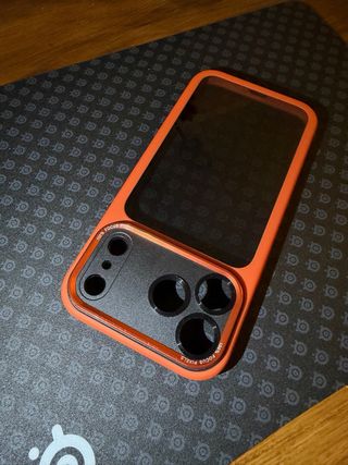 Capa iPhone 17 Pro Max Nova Laranja