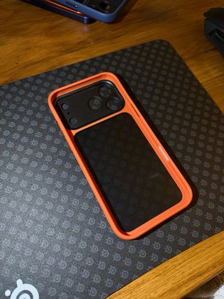 Capa iPhone 17 Pro Max Nova Laranja