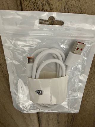 Cable Cargador USB-C Blanco