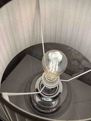 Lámpara de mesita de noche cristal