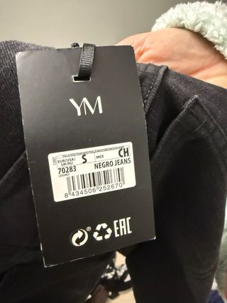 Ysabel Mora Leggings Negros Talla S