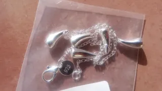 Nueva Pulsera Plata 925 Lágrimas bonitas brazalete