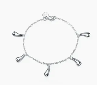 Nueva Pulsera Plata 925 Lágrimas bonitas brazalete