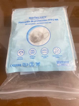 Mascarillas FFP2 pack 12 lote sanidad hospital