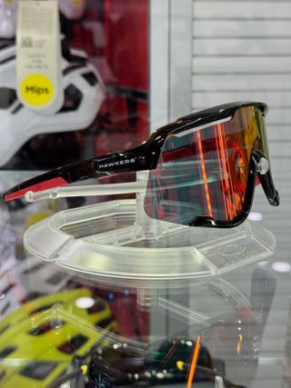 Gafas Hawkers Power Marrón Transparente-Rojo