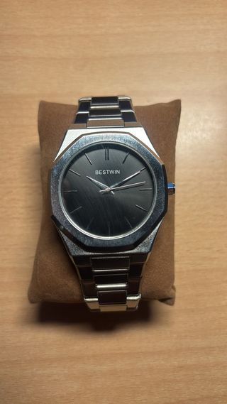 Reloj BESTWIN Negro y Plateado