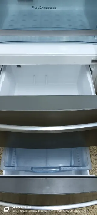 Nevera Combi HAIER Gris no Frost energía A+