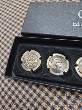 Chapas de Cava de Plata - Edición Exclusiva