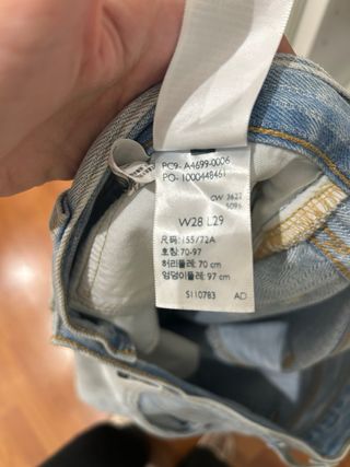 Pantalón vaquero Levi's azul claro