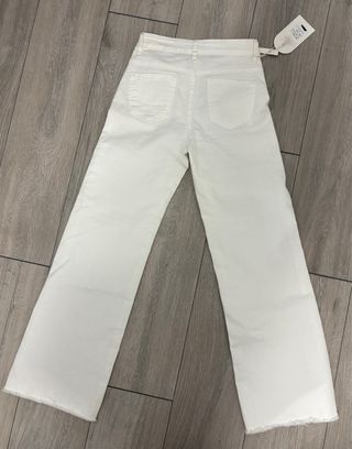 Pantalones Blancos Rectos Talla S/36
