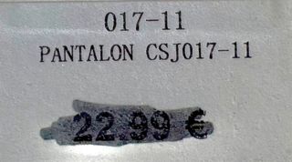 Pantalones Blancos Rectos Talla S/36