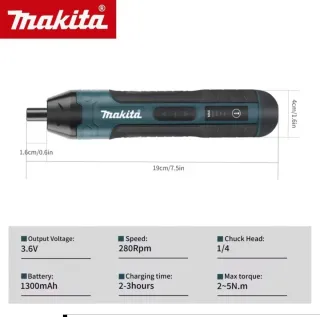 Destornillador Eléctrico Makita 3.6V