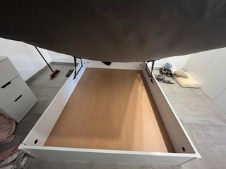 Canapé Matrimonio + Colchón Blanco