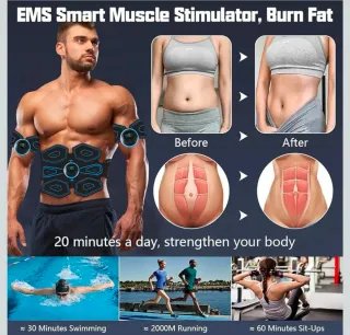 Electroestimulador Muscular Abdominales y Brazos