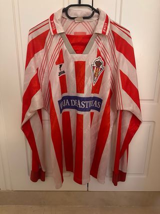 Sporting Gijón Camiseta Matchworn 94-95