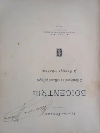 Libros gallegos antiguos.