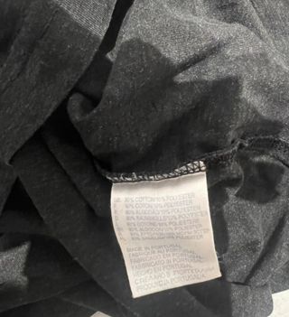 Camiseta Reebok Negra Manga Larga