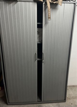 Armario archivador metálico gris