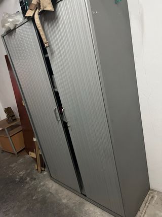 Armario archivador metálico gris