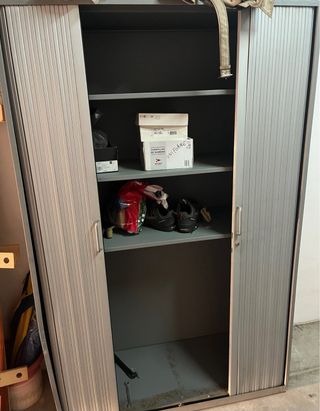 Armario archivador metálico gris