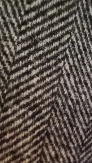 Abrigo espiga Zara gris Talla S