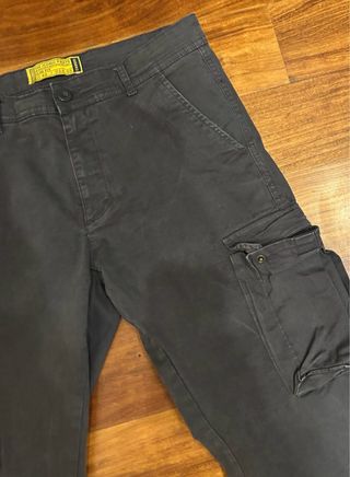 Pantaloni Cargo Grigio