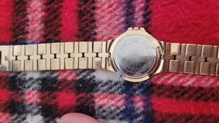 Reloj Voga Hombre Quartz Dorado Blanco