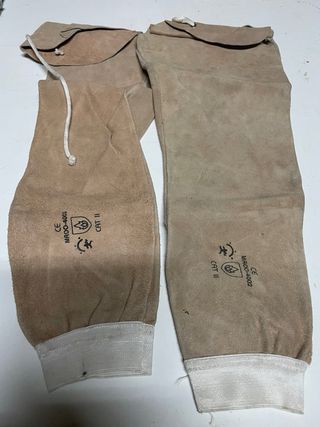 Mandil y manguitos para soldadura