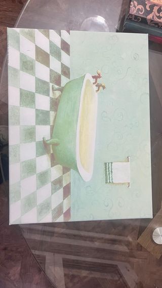 Set 7 Cuadros Baño Vintage