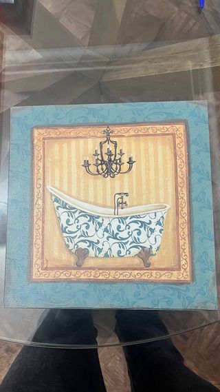 Set 7 Cuadros Baño Vintage