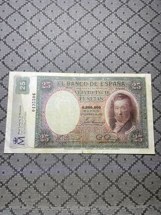 25 Pesetas España Banco 1931