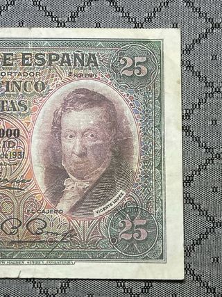 25 Pesetas España Banco 1931