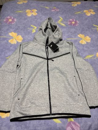 Sudadera Nike Tech Gris Talla L
