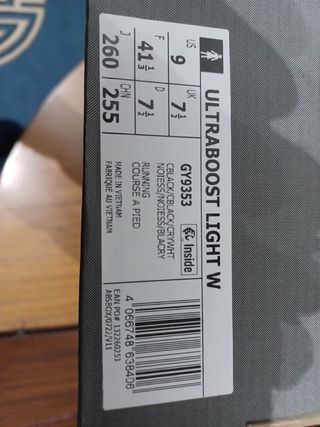 Zapatillas Adidas Negras sin estrenar