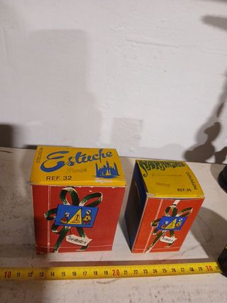 Lote caja Juguete Religioso Vintage Artelux