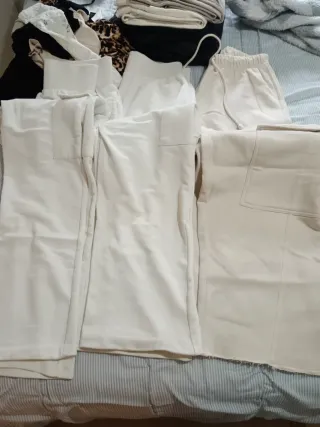 Lote sudadera azul y pantalones punto