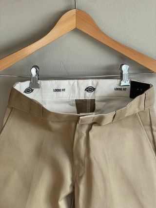 Pantalón Dickies Double Knee Beige W28 Nuevos