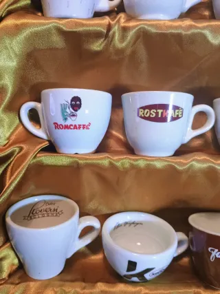 Tazzine caffè pubblicitarie, set 16 pezzi