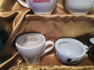 Tazzine caffè pubblicitarie, set 16 pezzi