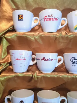 Tazzine caffè pubblicitarie, set 16 pezzi
