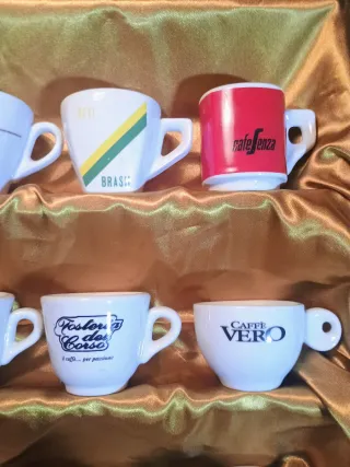 Tazzine caffè pubblicitarie, set 16 pezzi