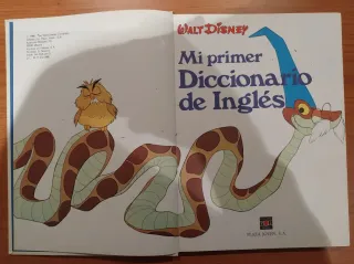 Libro vintage "Mi primer Diccionario de Inglés"