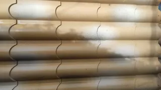 Panel sándwich imitación teja madera