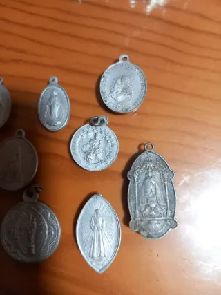 Lote Colgantes Religiosos Años 20-30