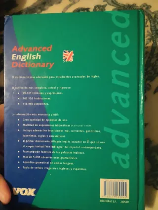 Diccionario de Inglés a Español y al revés
