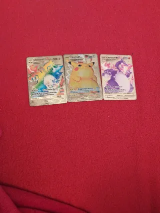 3 Cartas Pokémon Metal Dorado Vmax TM