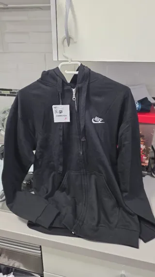 Sudadera Nike Gris con Cremallera
