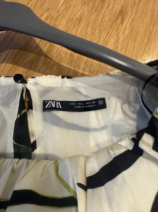 Mono largo estampado hojas