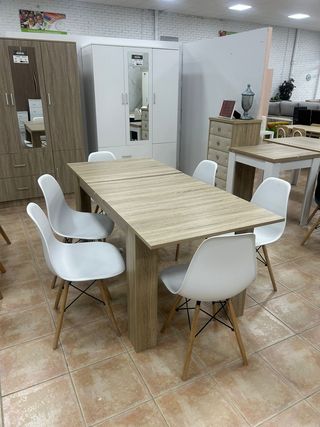 Mesa de comedor extensible madera NUEVA